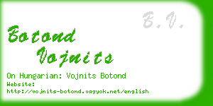 botond vojnits business card